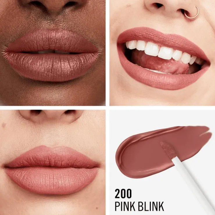 Rimmel London Lasting Mega Matte Liquid Lipstick 200Pink Blink