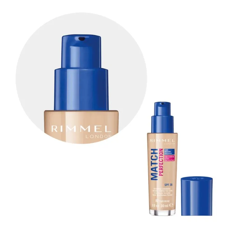 Rimmel London Match Perfection Foundation 082 Fair Beige