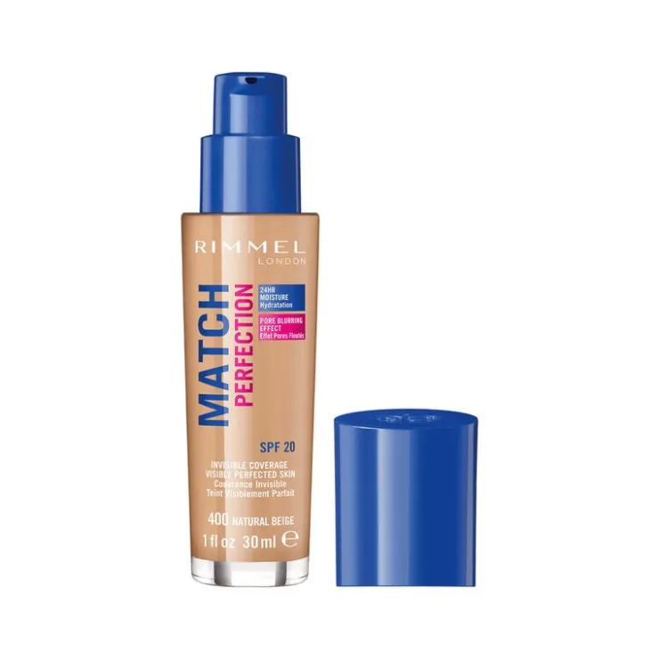 Rimmel London Match Perfection Foundation 400 Natural Beige