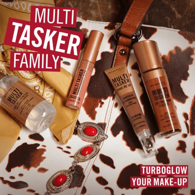 Rimmel London Multi Tasker Turbocharged Glow Liquid Illuminator Highlighter - Creme -