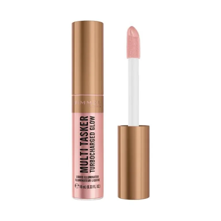 Rimmel London Multi Tasker Turbocharged Glow Liquid Illuminator Highlighter - Roze -