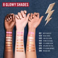 Rimmel London Multi Tasker Turbocharged Glow Liquid Illuminator Highlighter - Roze -