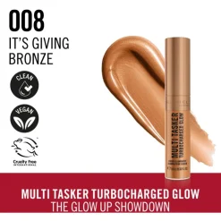 Rimmel London Multi Tasker Turbocharged Glow Liquid Illuminator Bronzer - Brons -