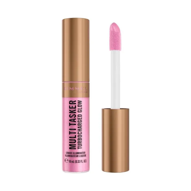 Rimmel London Multitasker Turbocharged Glow Liquid Illuminator Blush - Roze -