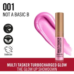 Rimmel London Multitasker Turbocharged Glow Liquid Illuminator Blush - Roze -