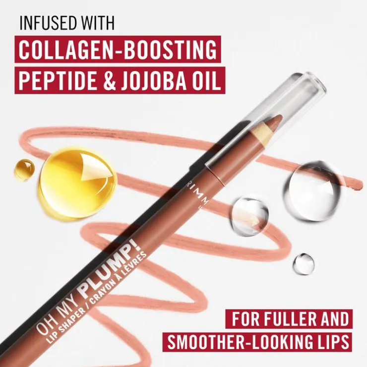 Rimmel London Oh My Plump! Lip Liner - Roze -