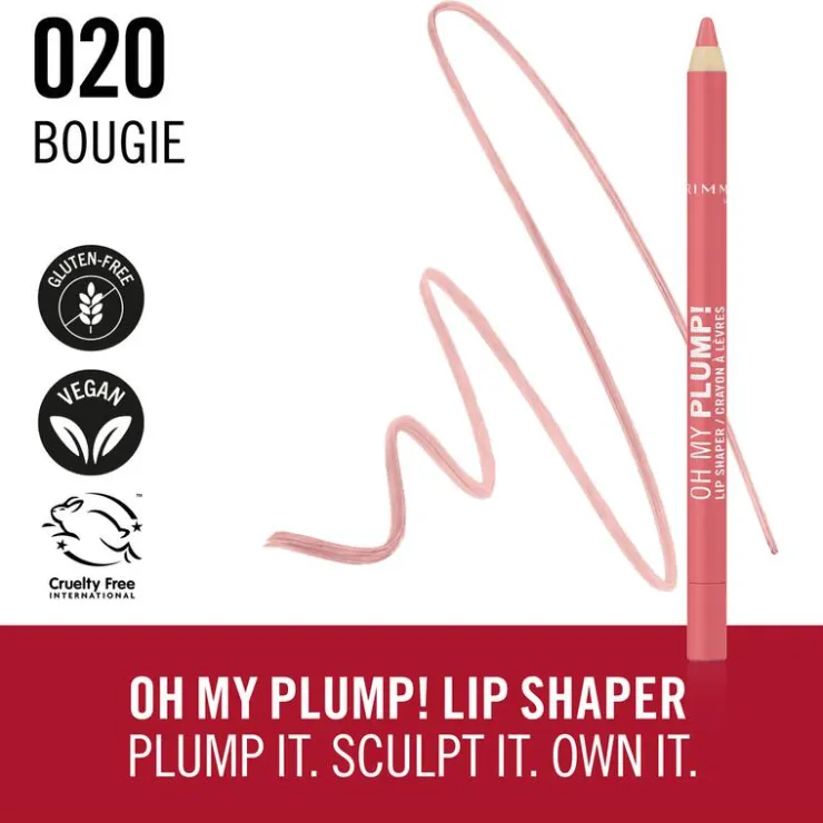Rimmel London Oh My Plump! Lip Liner - Roze -