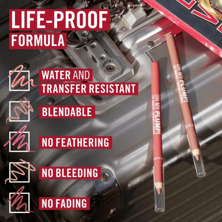 Rimmel London Oh My Plump! Lip Liner - Roze -