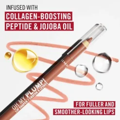 Rimmel London Oh My Plump! Lip Liner - Nude - 050 Café Latte