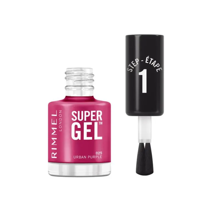 Rimmel London Super Gel Nailpolish - 025 Urban Purple