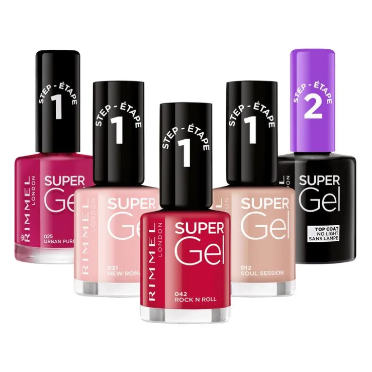 Rimmel London Super Gel Nailpolish - 025 Urban Purple