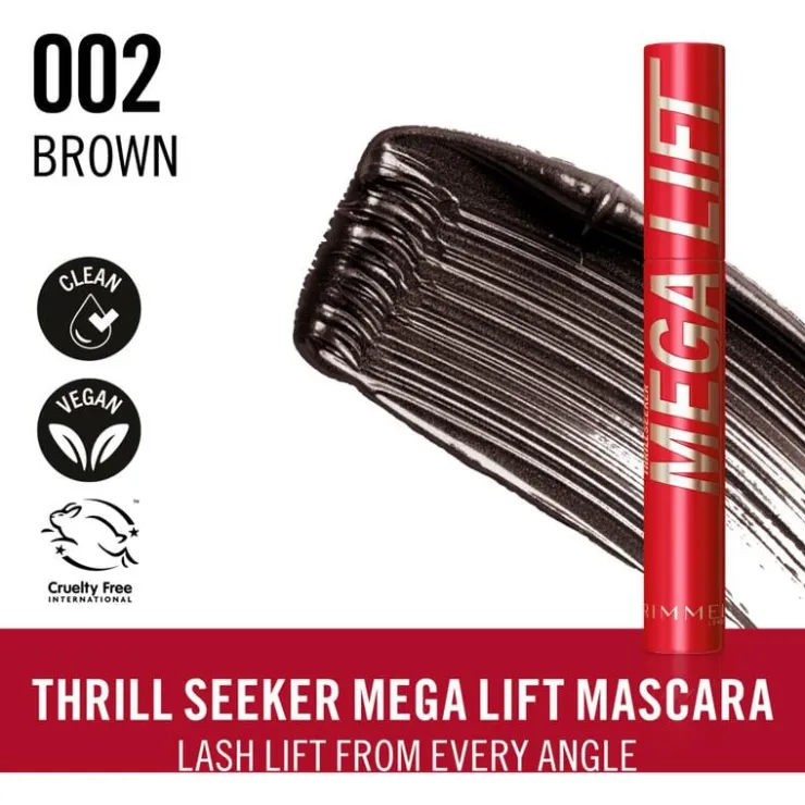 Rimmel London Thrill Seeker Mega Lift Mascara - Bruin -