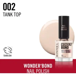 Rimmel London Wonder'Bond Care+Color Nagellak - Creme -