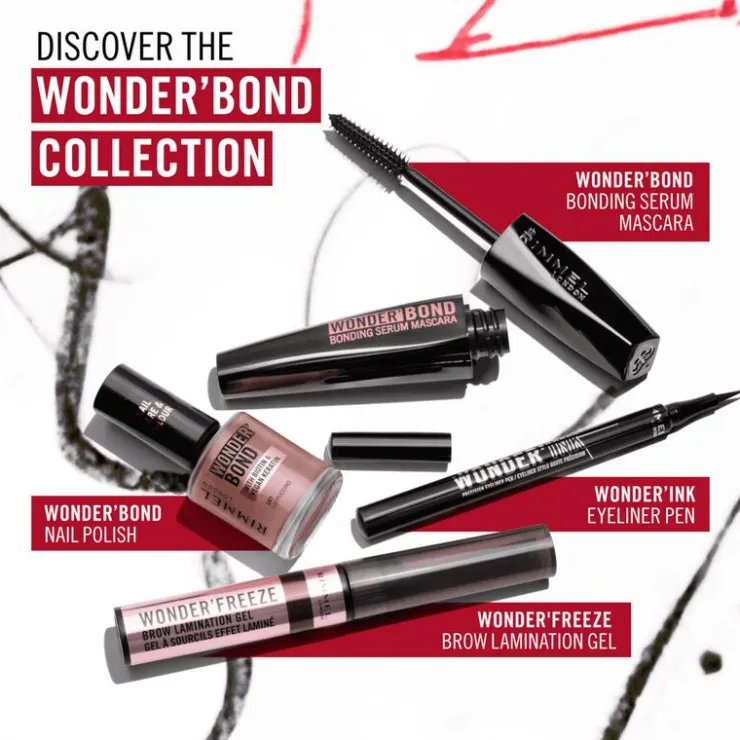 Rimmel London Wonder'Bond Care+Color Nagellak - Creme -