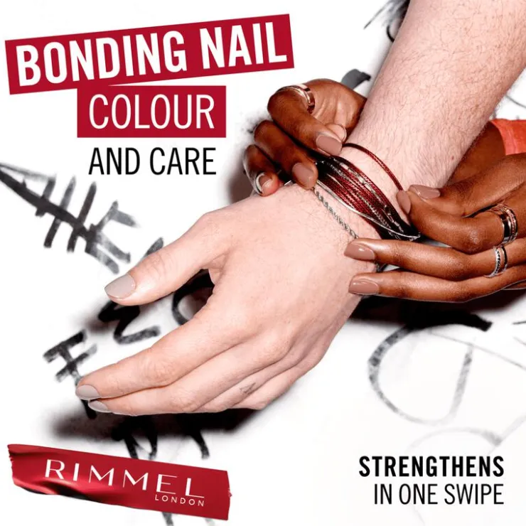 Rimmel London Wonder'Bond Care+Color Nagellak - Taupe -