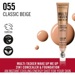 Rimmel London Rimmel Multi-Tasker Wake Me Up Concealer en Foundation