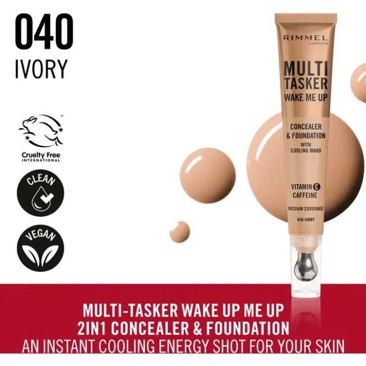 Rimmel London Rimmel Multi-Tasker Wake Me Up Concealer en Foundation