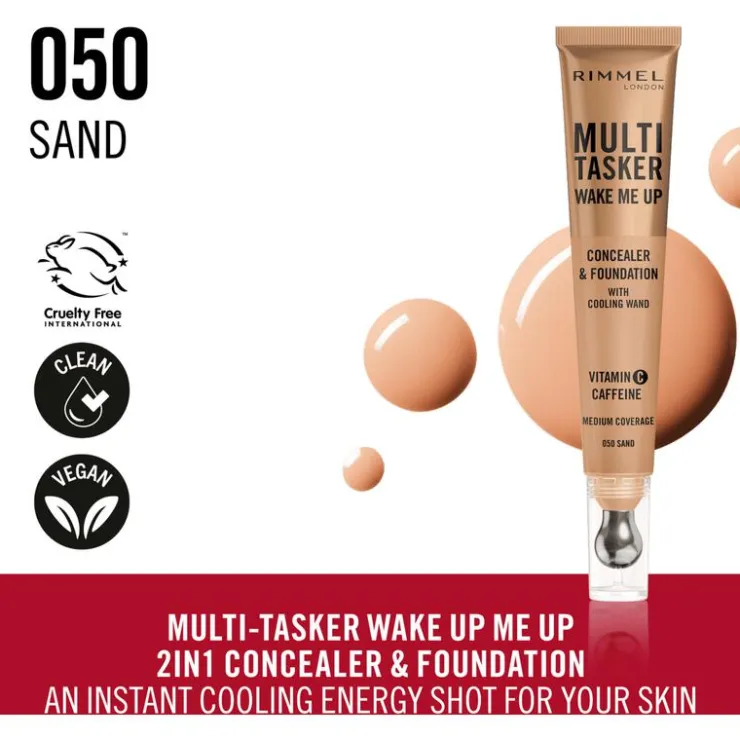 Rimmel London Rimmel Multi-Tasker Wake Me Up Concealer en Foundation