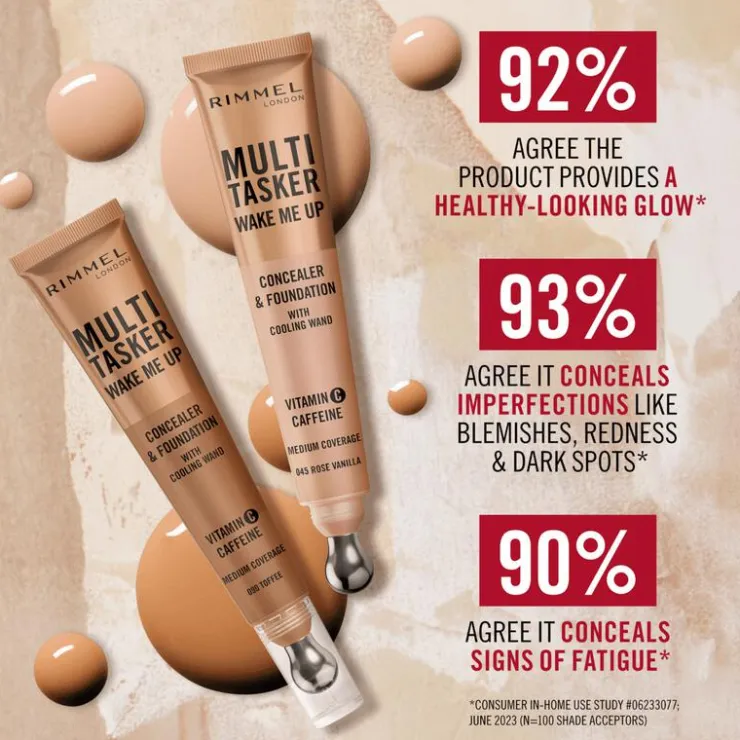 Rimmel London Rimmel Multi-Tasker Wake Me Up Concealer en Foundation