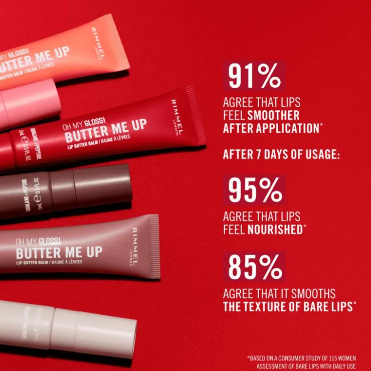 Rimmel London Rimmel Oh My Gloss Butter Me Up Lip Butter - Koraal -