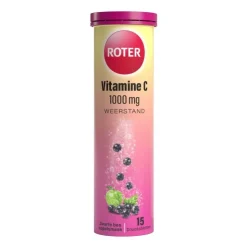Roter Vitamine C 1000mg Bruistabletten Appel/Zwarte Bes15 stuks