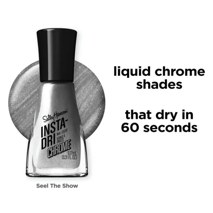 Sally Hansen Insta-Dri Chrome Nagellak - Zilver -