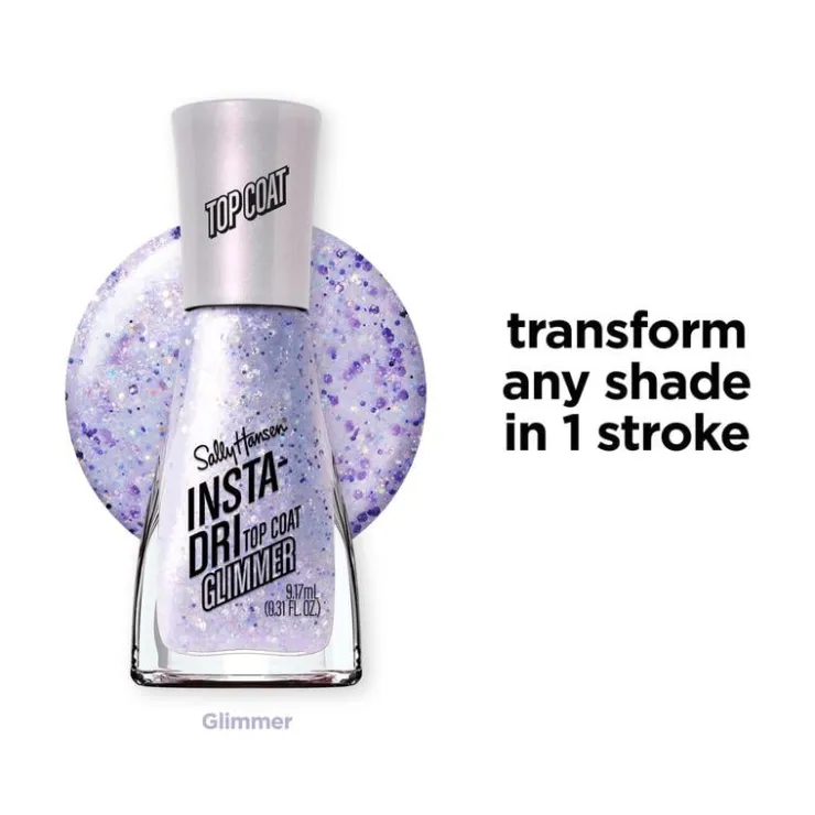 Sally Hansen Insta-Dri Top Coat - Paars -