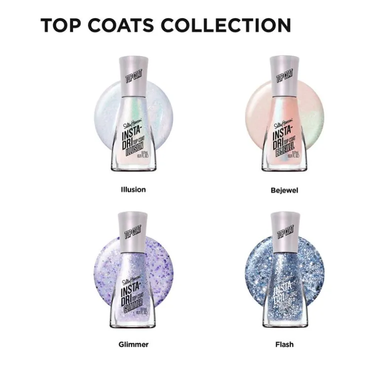 Sally Hansen Insta-Dri Top Coat - Paars -