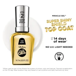 Sally Hansen Miracle Gel Top Coat - Transparant -