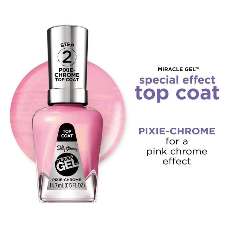 Sally Hansen Miracle Gel Top Coat - Roze -