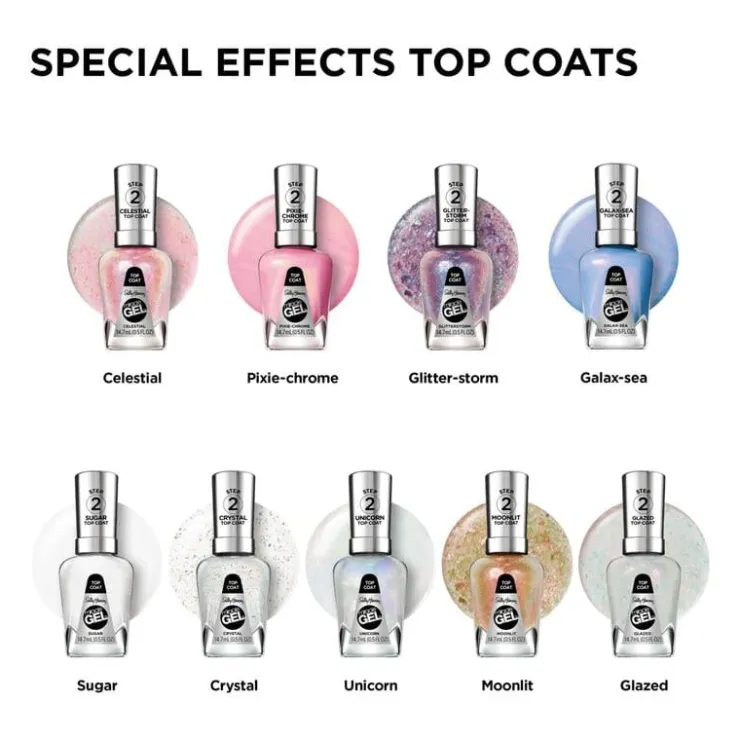 Sally Hansen Miracle Gel Top Coat - Roze -