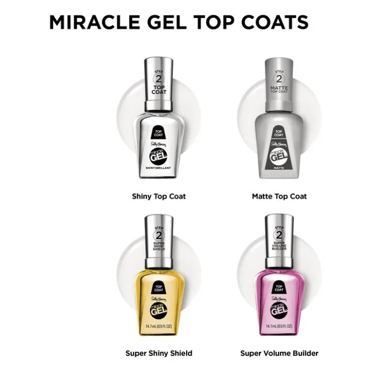 Sally Hansen Miracle Gel Top Coat - Transparant -