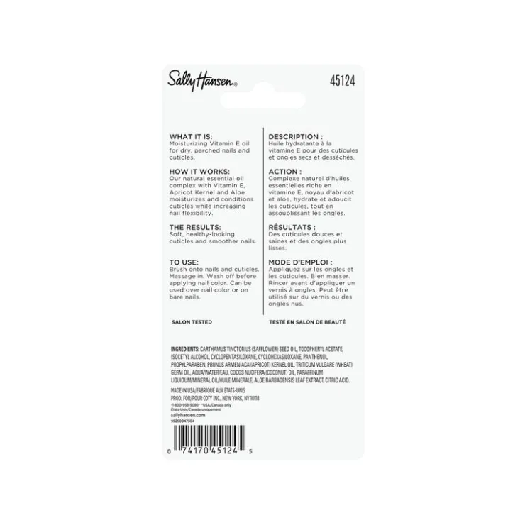 Sally Hansen Vitamine E Nagel & Nagelriem Olie 13 ML