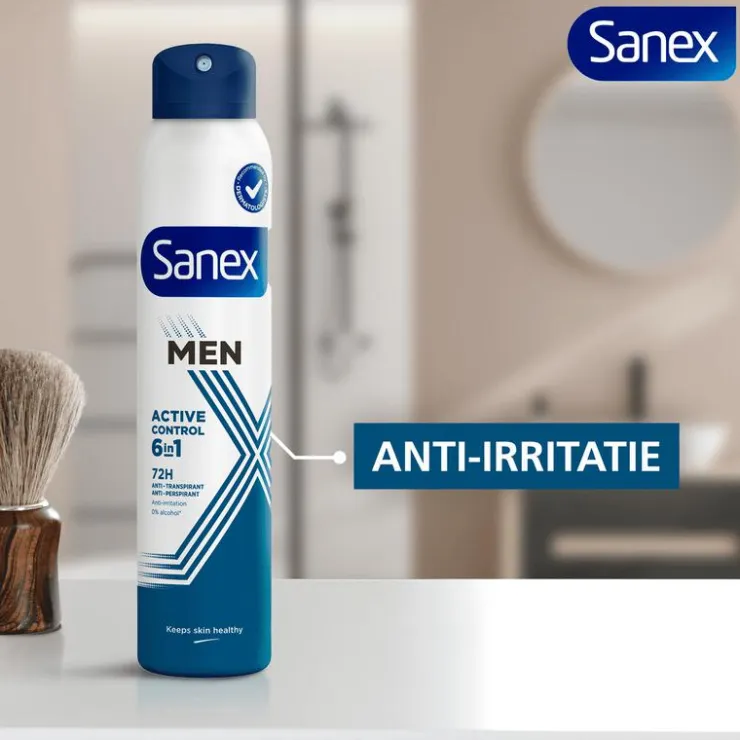 Heren Sanex Men Active Control Deodorant Spray 150 ML