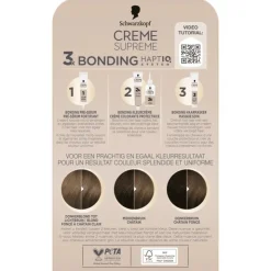 Schwarzkopf Creme Supreme Haarkleuring 6-0 Natuurlijk Lichtbruin