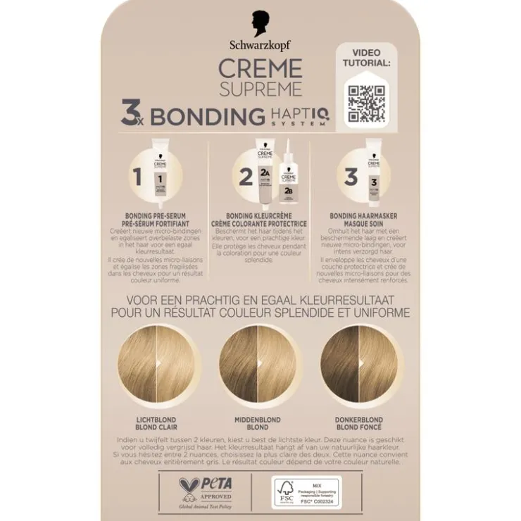 Schwarzkopf Creme Supreme Haarkleuring 9-0 Natuurlijk Lichtblond