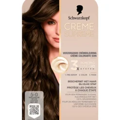 Schwarzkopf Creme Supreme Haarkleuring 5-0 Natuurlijk Bruin