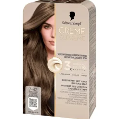 Schwarzkopf Creme Supreme Haarkleuring 7-42 Nude Beige Donkerblond