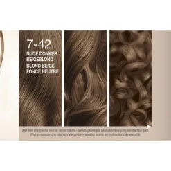 Schwarzkopf Creme Supreme Haarkleuring 7-42 Nude Beige Donkerblond