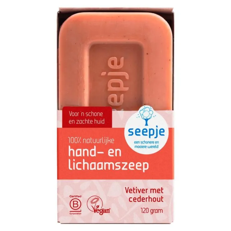 Seepje Handzeep en Lichaamszeep Bar 120 gram