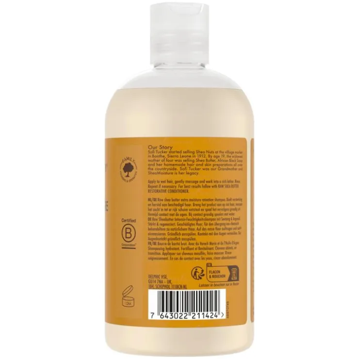 Shea Moisture Shampoo Raw Shea Butter 384 ML