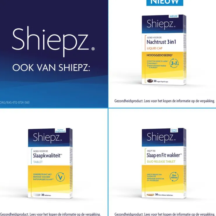 Shiepz Helpt Sneller In Slaap 30 stuks