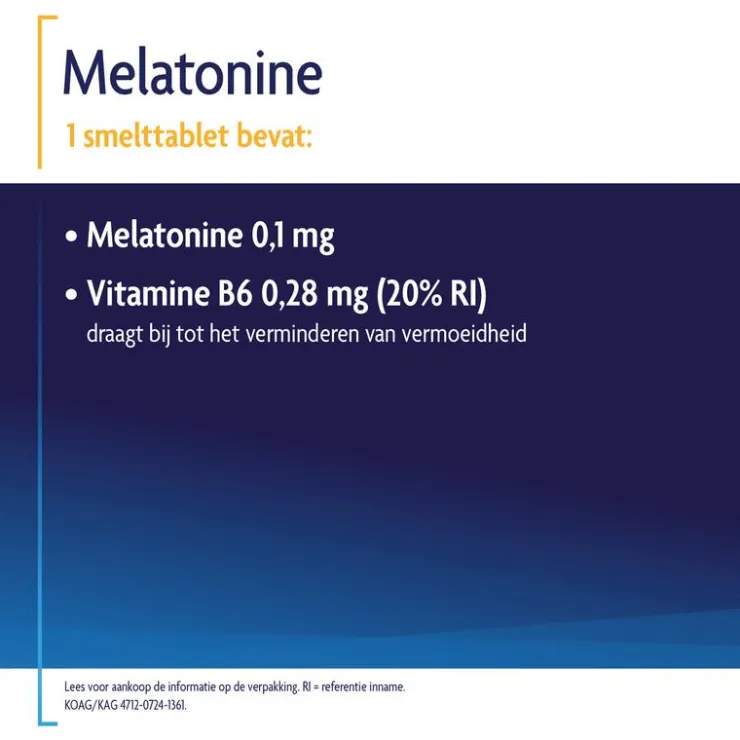 SleepzZ Shiepz Melatonine Original 0,1 mg 500 tabletten