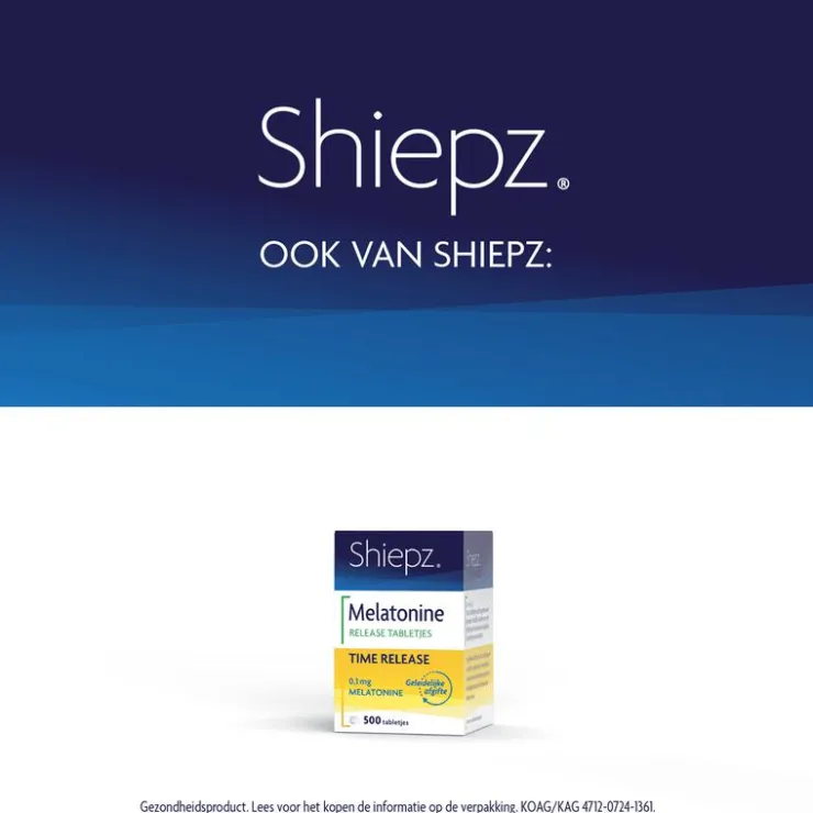 SleepzZ Shiepz Melatonine Original 0,1 mg 500 tabletten