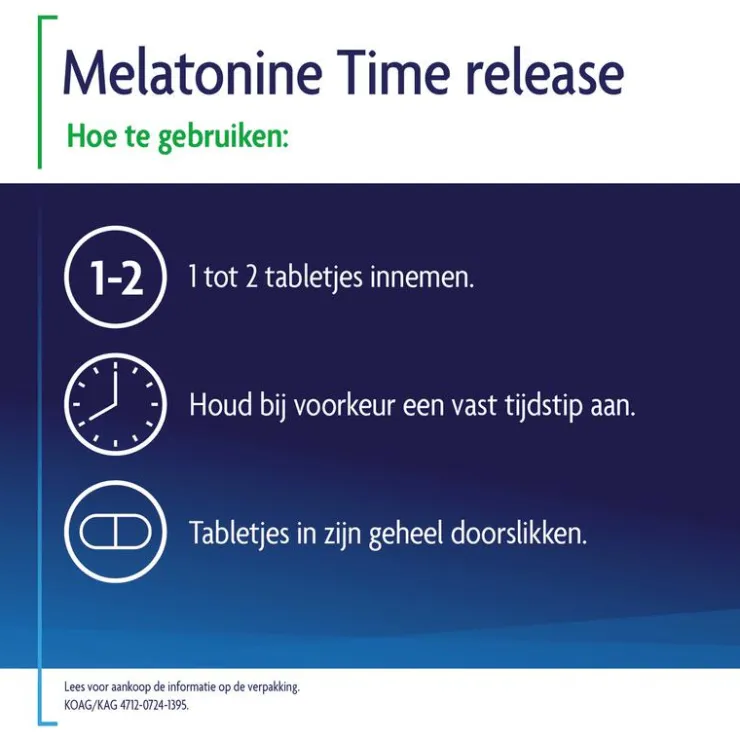 SleepzZ Shiepz Melatonine Time Release 0,1 mg 500 tabletten
