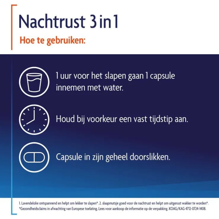 SleepzZ Shiepz Nachtrust 3in1 30 liquid capsules