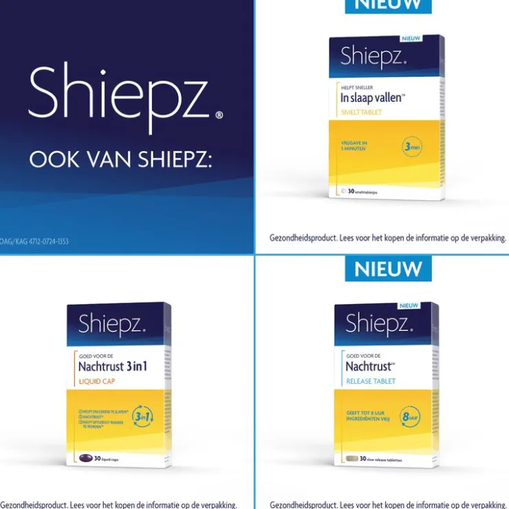 SleepzZ Shiepz Slaapfit 30 tabletten