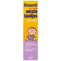 Sinaspril Gel voor Eerste Tandjes Baby's 15 ML