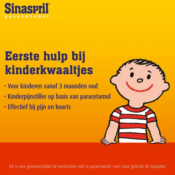 Sinaspril Vloeibaar paracetamol 120 mg 100 ML