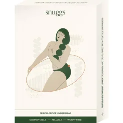 Snuggs period underwear Brazilian light black S